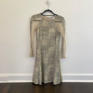 Julia Jordan Long Sleeve Metallic Dress